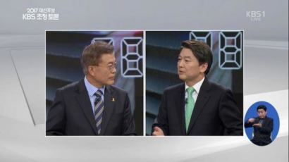 [대선 2차 TV토론] 안철수 "전인권, 문재인 지지자들에 수모당했다"…'양념' 발언 공격