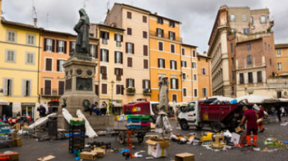 쓰레기 몸살앓던 로마가 찾은 해법…쓰레기 기차 