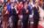 석가탄신일인 3일 정의당 심상정 후보(왼쪽) 등 대선 후보들이 서울 종로구 조계사에서 열린 봉축 법요식에 참석해 합장하고 있다. 김상선 기자