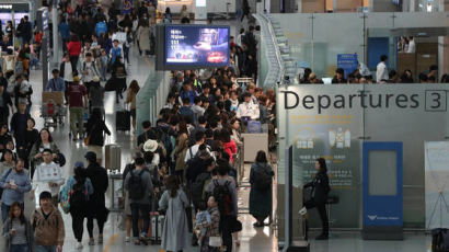 중국 사드보복 타격에 해외 여행객 증가로 1~3월 서비스수지 적자 사상 최대