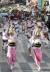 조선통신사 축제의 백미 조선통신사 행렬 재현 행사가 열린 6일 일본 히로시마시의 전통무용단 거리공연.