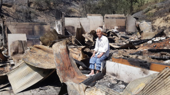 "순식간에 산불이 덮쳐 부모님 영정 사진조차 못 챙겼습니다." 화마로 집 잃은 성산면 주민들