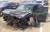 2017년 4월 7일 자유로 고속화도로에서 과속·난폭운전을 하던 손모씨의 차량이 화물차를 들이받고 완파됐다. [사진 서울 서부경찰서]