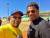 지난 1월 도미니카공화국의 산토 도밍고 한 야구장에서 뉴욕 양키즈 출신 루이스 폴로니아와 함께 한 펠릭스 호세(오른쪽). 이들은 ‘아메리카스 넥스트 톱 베이스볼 플레이어’에 함께 출연한다. [사진 펠릭스 호세]