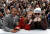 제70회 칸 영화제 심사위원장인 페드로 알모도바르 감독(오른쪽),심사위원인 윌 스미스(왼쪽)ㆍ제시카 차스테인이 17일 진행된 포토콜 행사장에서 유쾌한 표정을 지어보이고 있다.[로이터]