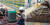 ITX 열차의 누전차단기 역할을 하는 주 회로 차단기에 작업자들이 청테이프를 붙이는 장면. 오른쪽 사진은 ITX-청춘열차 전용 승강대를 만드는 데 재활용된 폐침목. [사진 독자·전국철도노동조합]