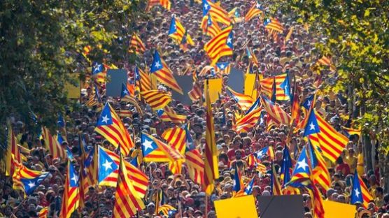 스페인 카탈루냐 "국민투표 없어도 독립 가능" 선언