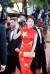 중국 여배우 쉬다바오(徐大寶)가 올해 프랑스 칸 영화제에 오성홍기 드레스를 입고 입장하고 있다. [사진=쉬다바오 웨이신]