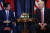 26일(현지시간) 이탈리아 시칠리아에 열린 G7 정상회의에 앞서 도널드 트럼프 미국 대통령과 아베 신조 일본 총리가 회담을 갖고 있다. [시칠리아 AP=연합뉴스] <저작권자 ⓒ 1980-2017 ㈜연합뉴스. 무단 전재 재배포 금지.>