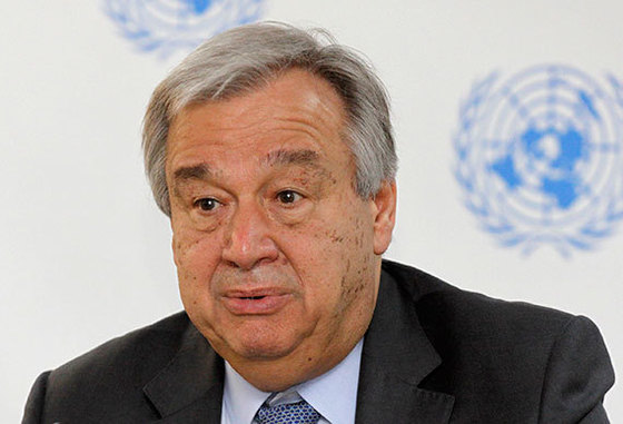아베 만난 구테흐스 유엔 총장 “한·일 위안부 합의 지지” 표명