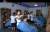 '용남원'의 이발소에서 전문 미용사들이 학생들의 머리를 손질해주고 있다. [사진 조선중앙TV 캡쳐]