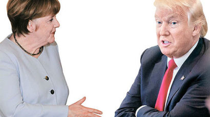 트럼프 "미국에 매우 나쁜 독일"… 美 비판한 메르켈에 맞불