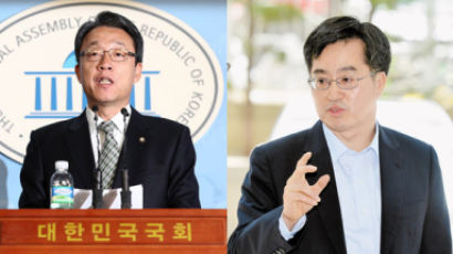 "4대강 사업때 반대 의견 냈느냐"는 질문에 김동연 후보자의 대답