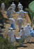 5일 방역대원들이 AI 양성반응이 나온 부산 기장군의 한 농가에서 살처분을 하고 있다.부산 기장군의 고병원성 조류인플루엔자(AI) 의심 농가에서 키우던 닭과 오리 4천228마리가 모두 살처분됐다.송봉근 기자&nbsp;