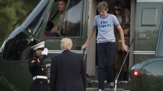 트럼프 11살 아들이 입고 완판된 티셔츠의 정체