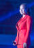 지난 10일 의정부시에서 열린 미 2사단 100주년 기념 콘서트 무대에 오른 인순이. 노래 대신 사과인사를 했다. [사진 공연기획사] 