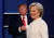 지난해 미국 대선 당시 도널드 트럼프 공화당 후보와 힐러리 클린턴 민주당 후보의 모습. 