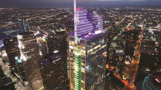 LA 복판에 73층 랜드마크, 한진이 스카이라인 바꿨다