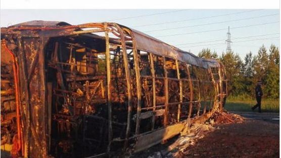 러시아 중부 타타르 공화국서 버스-유조차 충돌, 14명 사망·12명 부상