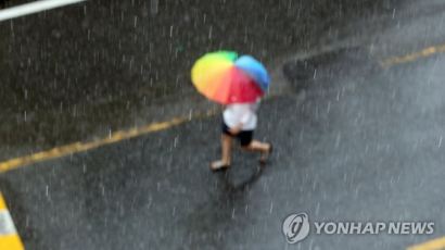 장마 영향으로 전국 비…태풍 난마돌 북상