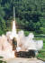 북한의 대륙간탄도미사일(ICBM) 도발에 대응해 5일 오전 동해안에서 열린 한미 연합 탄도미사일 타격훈련에서 한국군 탄도미사일 현무-2A가 발사되고 있다. [사진 합동참모본부]