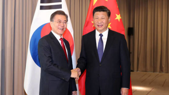 시진핑 "중국 속담 인용해 깊은 인상", 문재인 "상하이샐비지 노고 감사"