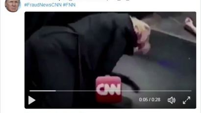 CNN, 트럼프 동영상 올린 네티즌 협박해 논란