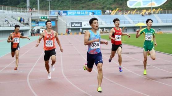 박봉고, '亞 기록 보유자' 꺾고 亞육상선수권 200m 銀 