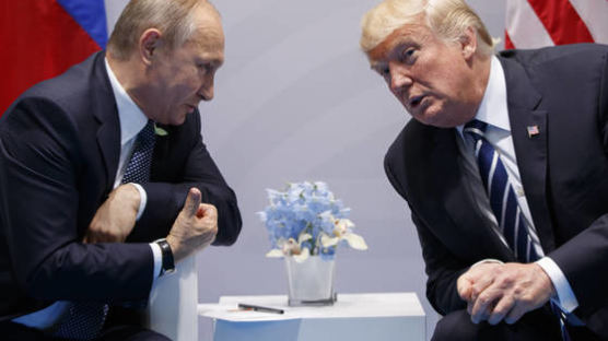 트럼프 "푸틴과 사이버보안대 창설 논의했다"