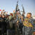 이라크 연방경찰 대원들이 9일 정부의 ‘모술 해방’ 공식 선언 소식을 듣고 환호하고 있다. [AFP=연합뉴스]