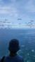 나루토 소용돌이를 볼수있는 오나루토교의 우즈노미치에서 바라본 태평양. 