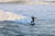 서퍼들의 천국으로 불리는 강원도 양양군 죽도 해변에서 한 서퍼가 파도를 가로지르며 서핑을 즐기고 있다. [사진 양양군]