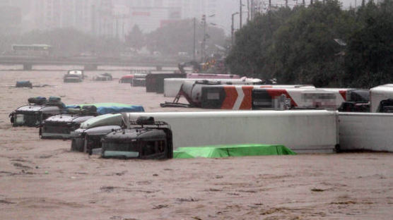 반나절 동안 200mm 폭우…충북선 열차 상하행선 운행 전면 중지