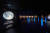 서울 청담동 오메가 플래그십스토어에 마련된 인류의 첫 달 탐험에 함께한 시계 ‘오메가 스피드마스터’의 60주년 기념 전시회 내부 모습. 마치 우주공간처럼 꾸몄다. [사진 오메가]