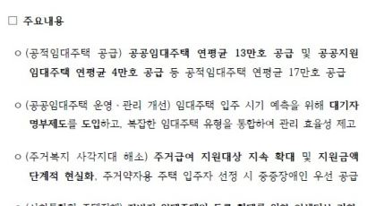 [국정운영 5개년 계획] '주거복지'로 무게중심 옮긴 주택정책