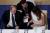 지난 7일 도널드 트럼프 미국 대통령과 블라디미르 푸틴 러시아 대통령이 비공식 대화를 나눈 G20정상회의 부부 동반 정상 만찬. 당시 푸틴 대통령(왼쪽)과 트럼프 대통령의 부인 멜라니아 트럼프는 나란히 앉았다. [AFP=연합뉴스]