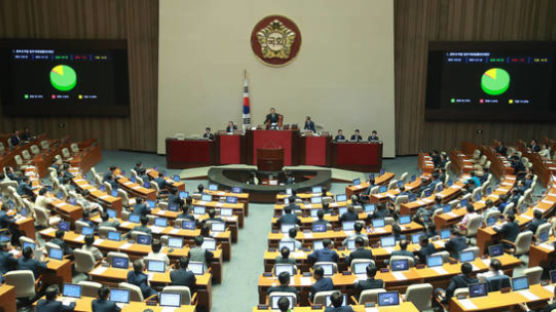 [속보] 정부조직법 개정안 국회 본회의 통과