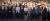 20일 서울 더리버사이드 호텔에서 열린 시니어 개막식에서 기념촬영하는 참가자들. [사진 한국기원]