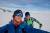 2016년 남극 횡단에 함께 한 바니 스완(왼쪽)과 로버트 스완. [로버트 스완 제공]