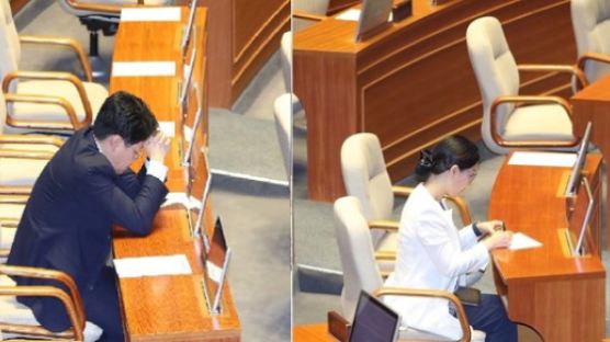 끝까지 남아 추경안에 ‘찬성표’ 던진 자유한국당 의원 2인 