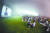 휘닉스 평창이 해발 1050m인 리조트 정상(몽블랑)에서 7월 29일~8월5일까지 마운틴 시네마를 운영한다. 잔디에 편하게 앉아 일본 애니메이션 &#39;너의 이름은&#39;을 감상할 수 있다. [사진 휘닉스 호텔앤드리조트]