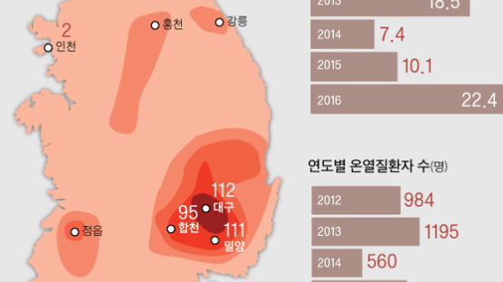 ‘대프리카’ 사실이었네 … 35도 넘은 날 10년간 112일