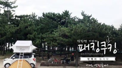  [장진영 기자의 패킹쿠킹](50)”어디로 캠핑갈까?”-연곡해변 솔향기캠핑장