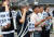 30일 오후 경북 성주군 초전면 소성리 마을회관 앞에서 열린 문재인 정부 사드 추가배치 규탄 집회에서 참가자들이 사드배치 결사저지 퍼포먼스를 하고 있다. [연합뉴스]