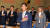 김영문 관세청장(가운데)이 31일 오후 정부대전청사에서 열린 취임식에서 국기에 대한 경례를 하고 있다. [연합뉴스] 