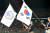 지난 2013년 대만 타이중에서 열린 한국과 대만의 WBC 경기에 앞서 약국의 국기 입장식이 열리고 있다. 대만 측은 국기 대신 올림픽 조직위원회기를 들고 있다. [중앙포토]