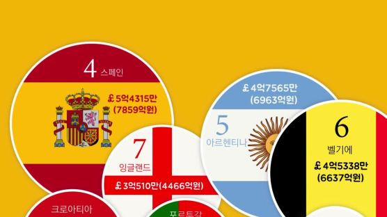 [ONE SHOT] 월드컵 본선 32개국 최고 가치 팀은 ‘브라질’… 한국은? 
