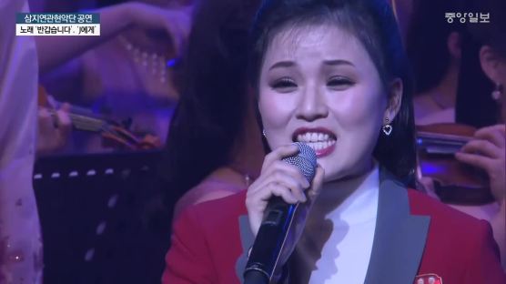북한노래 '반갑습니다'로 시작한 삼지연관현악단 공연