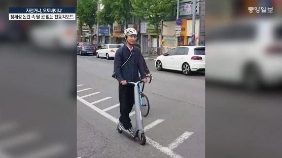 오토바이냐, 자전거냐 기로에 놓인 ‘생활교통’ 전동킥보드 