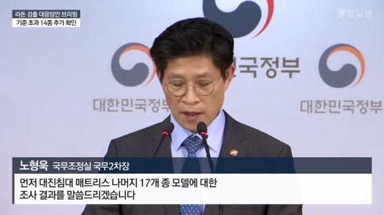 기준 초과 라돈침대 14종 추가 확인..."수거ㆍ폐기 행정 조치"